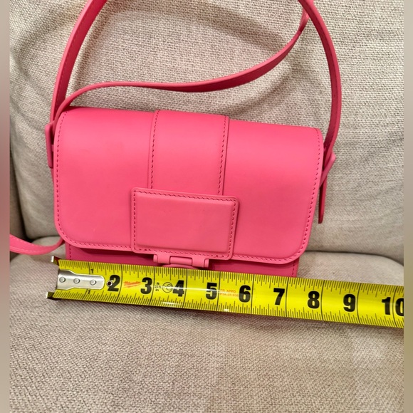 Longchamp Pink Box-Trot Crossbody Bag Candy Leather France $560 - Picture 3 of 13